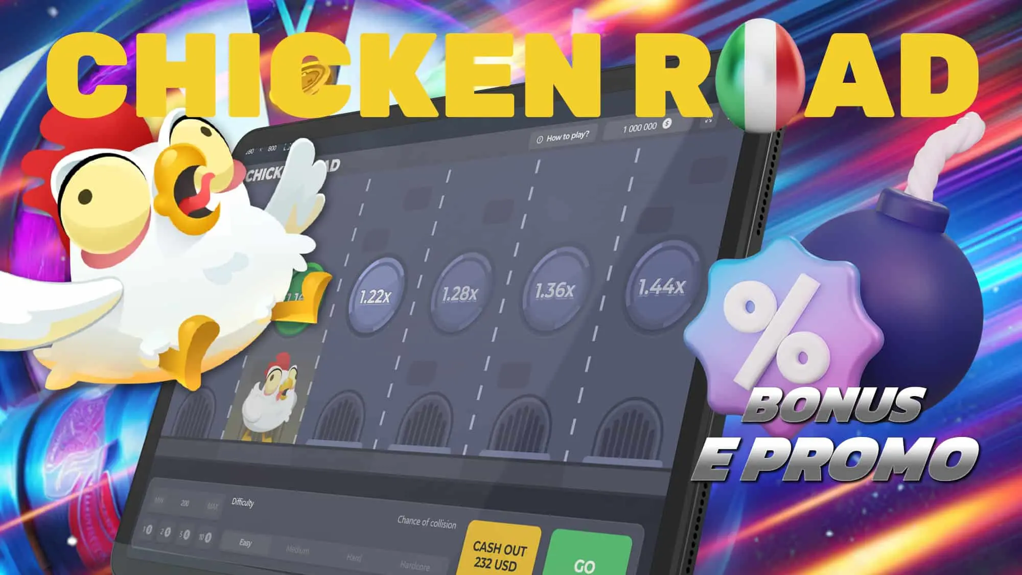 Scegliete i migliori casinò online e provate Chicken Road.Questa macchina è offerta da Mostbet, Dolly Casino, Boomerang Casino e molti altri.